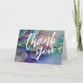 Multicolored Gold Liquid Abstracte Hand Kaart (Voorkant)