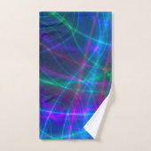 Multicolored-golvende stralen bad handdoek (Handdoek)