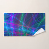Multicolored-golvende stralen bad handdoek (Handdoek)