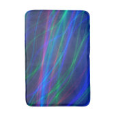 Multicolored-golvende stralen badmat (Voorkant Verticaal)