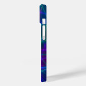 Multicolored-golvende stralen Case-Mate iPhone case (Achterkant / Links)