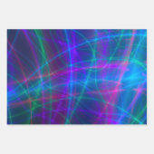 Multicolored-golvende stralen inpakpapier vel (Voorkant 2)