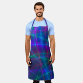 Multicolored-golvende stralen schort (Gedragen)