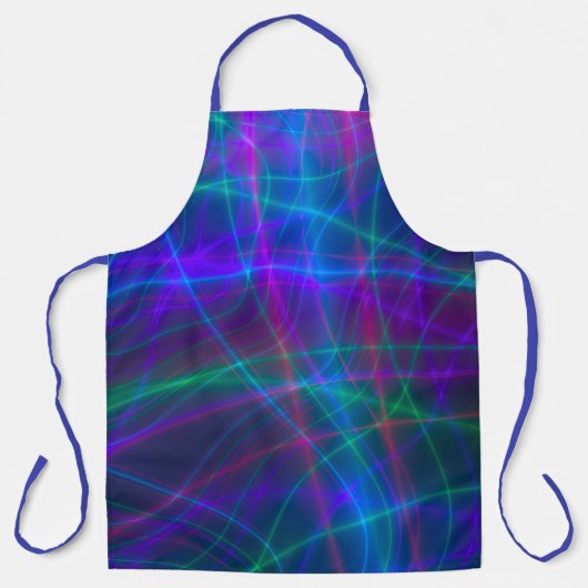 Multicolored-golvende stralen schort (Voorkant)