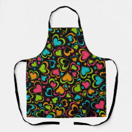 Multicolored Hearts Schort