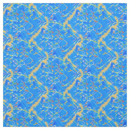 Multicolored Hearts Stof (Swatch)
