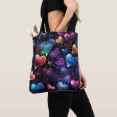 Multicolored Hearts Tote Bag (Dichtbij)