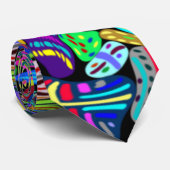 Multicolored het Verkeerde  Stropdas van de Blik (Opgerold)