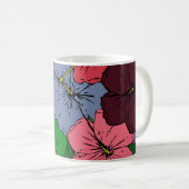 Multicolored Hibiscus Flowers #1 Koffiemok (Voorkant rechts)