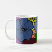 Multicolored Hibiscus Flowers #1 Koffiemok (Links)