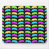 Multicolored Hogs Mousepad Muismat (Voorkant)