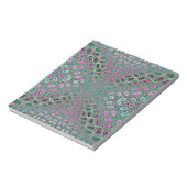 Multicolored Hologram Butterfly Fractal Abstract Notitieblok (Linkerzijde)