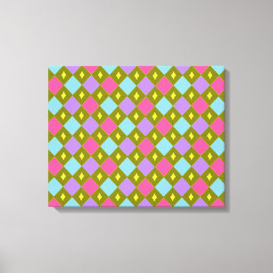 Multicolored Honeycomb Creëer Your Own Canvas Pri Afdruk