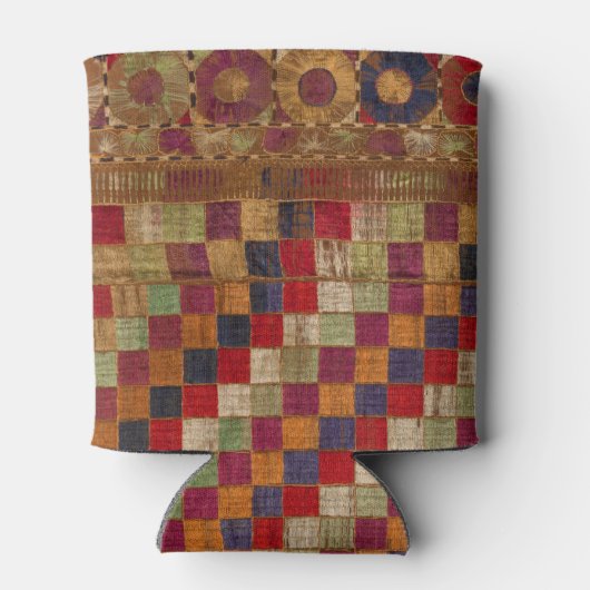 Multicolored Indian Quilt Print Blikjeskoeler (Achterkant)