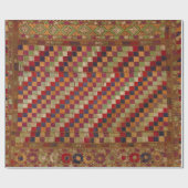 Multicolored Indian Quilt Print Cadeaupapier (Vlak)