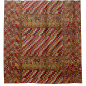 Multicolored Indian Quilt Print Douchegordijn (Voorkant)