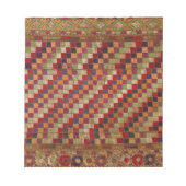 Multicolored Indian Quilt Print Notitieblok (Voorkant)
