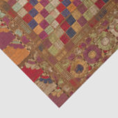 Multicolored Indian Quilt Print Tissuepapier (Detail)