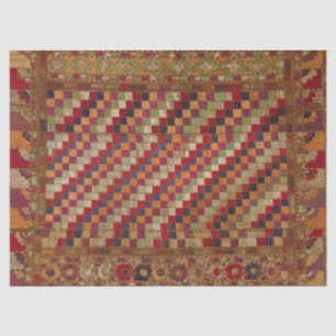 Multicolored Indian Quilt Print Tissuepapier