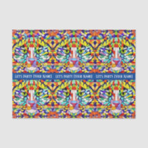 Multicolored Kat Face - Groene ogen - Viering T