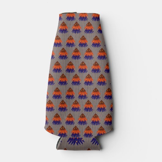 Multicolored kerstboom - Bottelkoeler Flesjeskoeler (Voorkant)