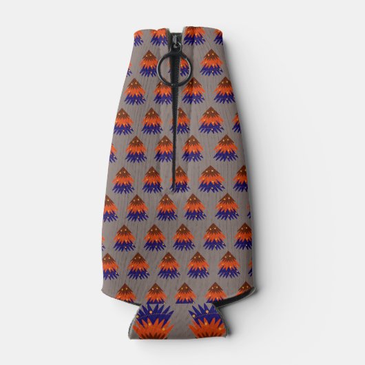 Multicolored kerstboom - Bottelkoeler Flesjeskoeler (Achterkant)