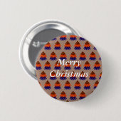 Multicolored kerstboom - Button (Voorkant /achterkant)