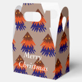 Multicolored kerstboom - de Doos van de Favor Bedankdoosjes (Geopend)