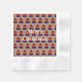 Multicolored kerstboom - Papier Napkins Servet