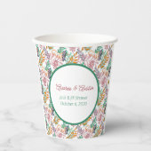 Multicolored Leaves Jack en Jill Shower Papieren Bekers (Voorkant)