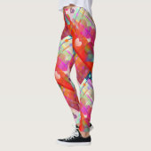Multicolored Love Hearts Pattern-Leggings Leggings (Links)
