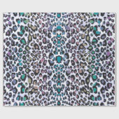 Multicolored luipaardafdrukken maken cadeaupapier (Vlak)