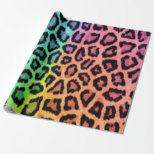 Multicolored luipatroop cadeaupapier