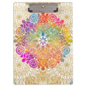 Multicolored Mandala Klembord (Voorkant)