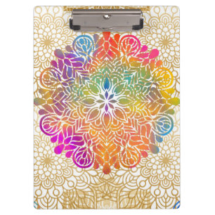 Multicolored Mandala Klembord