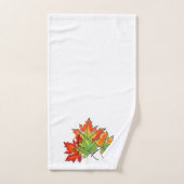 Multicolored Maple Leaves Bad Handdoek (Handdoek)