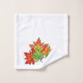 Multicolored Maple Leaves Bad Handdoek (Wasdoekje)