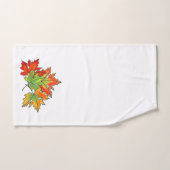 Multicolored Maple Leaves Bad Handdoek (Handdoek)