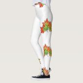 Multicolored Maple Leaves Leggings (Links)