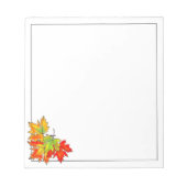 Multicolored Maple Leaves Notitieblok (Voorkant)