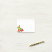 Multicolored Maple Leaves Post-it® Notes (Op bureau)