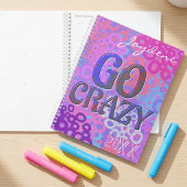 Multicolored Overlapping Circles With Text Planner