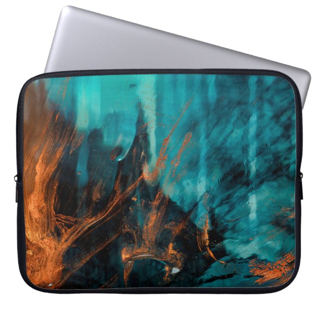 MULTICOLORED PAINTING LAPTOP SLEEVE (Voorkant)