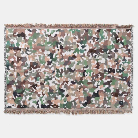 Multicolored Patroon Deken (Voorkant)