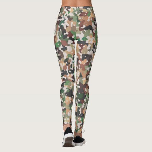 Multicolored Patroon Leggings (Achterkant)