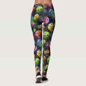 Multicolored PickleballetLeggings Leggings (Achterkant)