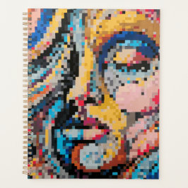 Multicolored pixel creation planner