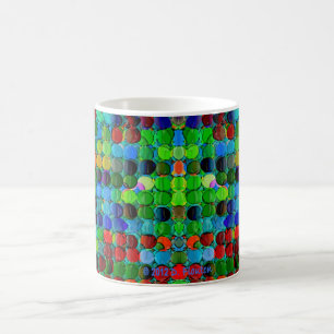 Multicolored Plastic Bellen Koffiemok