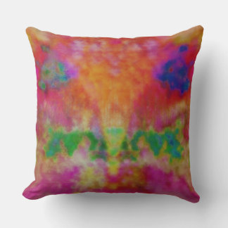 Multicolored Psychedelic Tie Dye Sierkussen