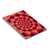 Multicolored psychedelische achtergrond, funky vor notitieboek (Rechterzijde)